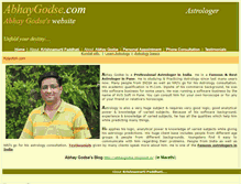 Tablet Screenshot of abhaygodse.com